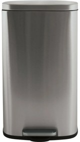 Spirella Pedálový odpadkový koš soft-close Akira50 l, kartáčovaný nerez, 50 l