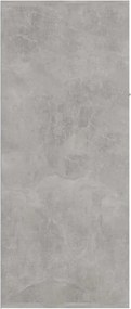 betonszürke szerelt fa cipősszekrény 60 x 35 x 84 cm