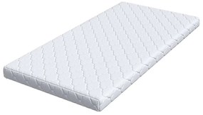 Matrac Kókuszréteggel Fehér 200 x 90 cm PU hab