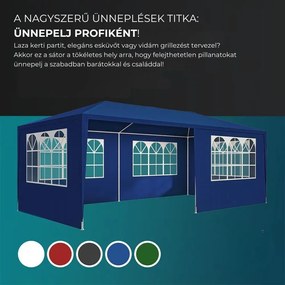 NEAPOL rendezvénysátor, 3x6m, kék Jurhan