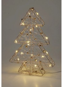 Goldwire karácsonyi LED fa arany, 21 x 30 cm