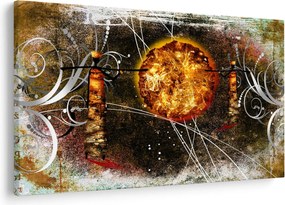 Egy őskori festmény képe (90x60 cm)
