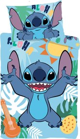 Disney Lilo és Stitch, A csillagkutya Tropical Paradise gyerek, ovis ágyneműhuzat 100×135 cm, 40×60 cm