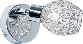 Fali lámpa ipari króm dekoratív Reality fonott lámpabúra