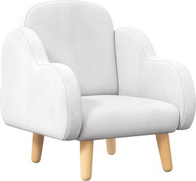 ZONEKIZ Gyermek Karosszék - Felhő Formájú Babakarosszék Szuper Puha Tapintással és 4 Lábbal 18-36 Hónapos Gyermekeknek, 40 kg-ig terhelhető, 46x51x55