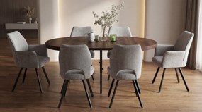 MAZZONI EXPORT TULIP Sötét Beige (UF980-03 szövet) - MODERN KÁRPITOZOTT SZÉK NAPPALIBA/ÉTKEZŐBE/LOFT IRODÁBA