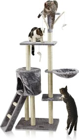 Kaparófa macskáknak Hawaj 138 cm antracit