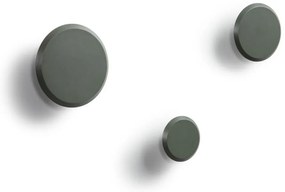 Szürkészöld fali fa akasztó szett 3 db-os Nadua – Kave Home