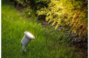 Lámpa Kerti lámpatest DIEGO, GU10, MAX. 35W, IP65, AC220-240V, 50/60Hz, aluminium, szürke