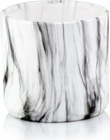 Henger alakú virágcserép márványfehér 02.751.13 Polnix