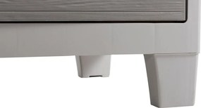 WOODYS LOW XL Szekrény világos szürke