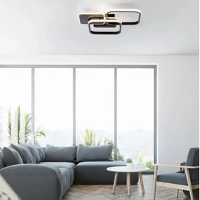 Leuchten Direkt 14117-18 - LED Mennyezeti lámpa SEVENT LED/36W/230V fekete