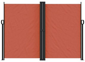 terrakotta behúzható oldalsó napellenző 180 x 1000 cm