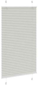 pliszírozott redőny világosszürke 70x150 cm szövetszélesség