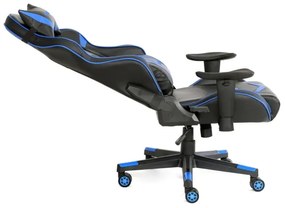 VARR Nascar gamer szék fekete/kék