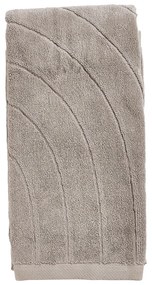 Szürke frottír pamut törölköző 50x100 cm Time – Zone