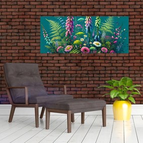 Kép - Mezei virágok (120x50 cm)