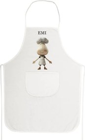 EMI Garlico konyhai kötény, Fehér