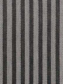 Fekete-krémszínű kültéri-beltéri szőnyeg 160x230 cm Haringey Linley – Ted Baker