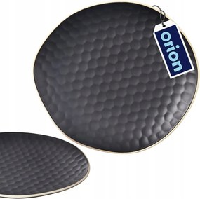 Kerámia Tányér Fekete desszert kicsi snack előétel desszertek