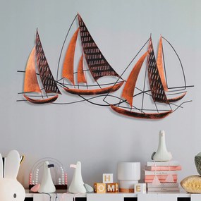 Barbaros 3 réz fém faldekoráció