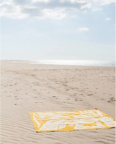 Sárga takaró 165x200 cm Lino – noo.ma