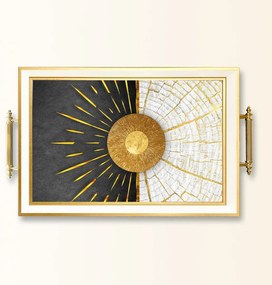 Üveg tálca, 38×24 cm – TPB9834