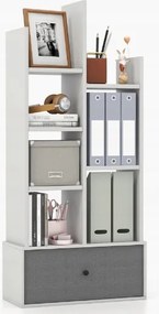 Könyvespolc Rusztikus Rendszerező Fiókkal