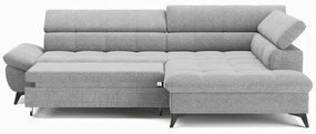 Kinyitható sarokkanapé MARANO jobb oldali, szürke