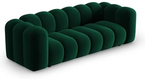 Sötétzöld kanapé 228 cm Lupine – Micadoni Home