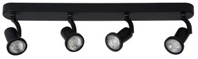 Lucide 11903/20/30 - LED spotlámpa JASTER-LED 4xGU10/5W/230V fekete