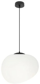 Fekete-fehér függőlámpa ø 25 cm Stones – Candellux Lighting