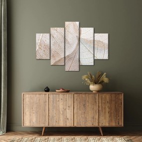 Kép - Bézs levelek (150x105 cm)