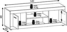 LUNA RTV 2D OLD STYLE DARK/MATERA