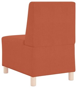 narancssárga kordbársony szövet kanapéfotel 55 cm