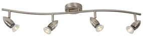 Lucide 13955/20/12 - LED Spotlámpa CARO-LED 4xGU10/5W/230V króm