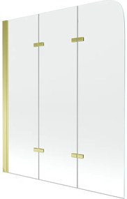 Mexen FELIX, kĂĄdparavĂĄn, 3 lapos, 120 x 140 cm, arany-ĂĄtlĂĄtszĂł, 890-120-003-50-00