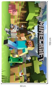 PIPPER. Textil falmatrica "Minecraft"