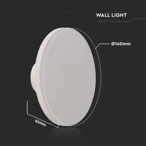 LED Kültéri fali lámpa LED/12W/230V 4000K IP65 fehér