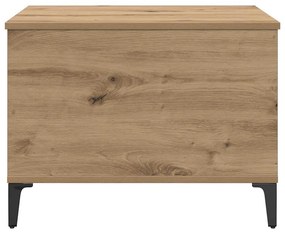 Dohányzóasztal kézműves tölgy 60 x 44,5 x 45 cm Faanyag