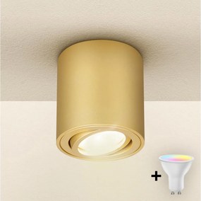 Brilagi - LED RGBW dimmelhető beépíthető spotlámpa MIA 1xGU10/4,8W/230V 84x80 mm arany