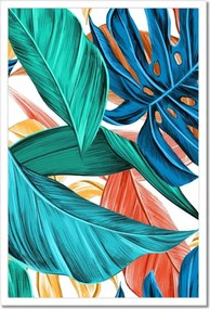 Poszterek keretben 40x60 Levél kompozíció