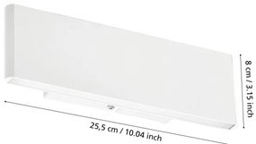 Eglo 39265 - LED Fali lámpa CLIMENE 2xLED/5,4W/230V
