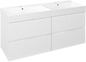 Sapho Filena szekrény 118x43x51.5 cm Függesztett, mosdó alatti fehér FID1212B