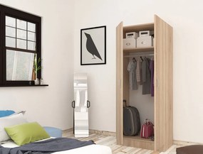 USI Gardróbszekrény 2 ajtós SONOMA 2 cs. N