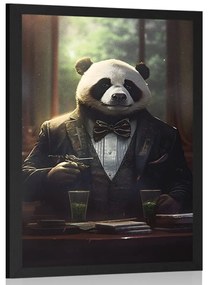 Plakát állati gengszter panda