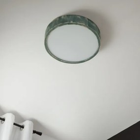 Brilagi - PINO mennyezeti lámpa 2xE27/15W/230V fenyő/zöld átm. 37,5 cm