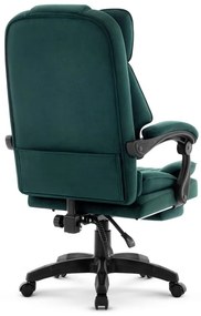 Ergonomikus irodai szék HC-1031 lábtartóval - zöld színű
