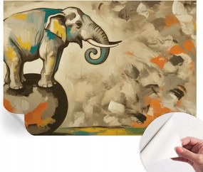 Dekoratív öntapadós fotótapéta irodába Absztrakt elefánt 208x146 cm