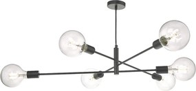 DAR LIGHTING ALA0622 ALANA Többágú Függesztett Lámpa Fekete E27 IP20